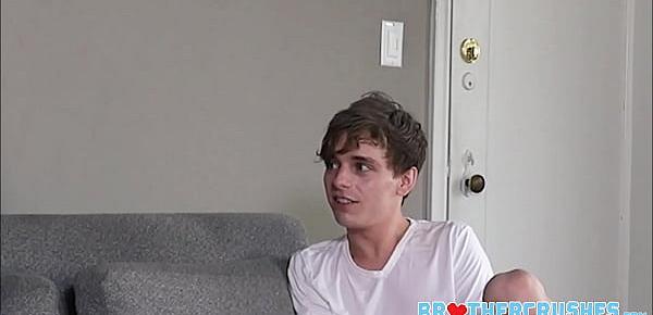  Athletic Twink Step Brother Jerks Off With And Fucked By Older Step Brother POV